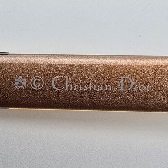 Christian Dior 2905 10 Crystal Burnt Orange Gold Frame Grey Lens Sunglasses 53mm main image 8